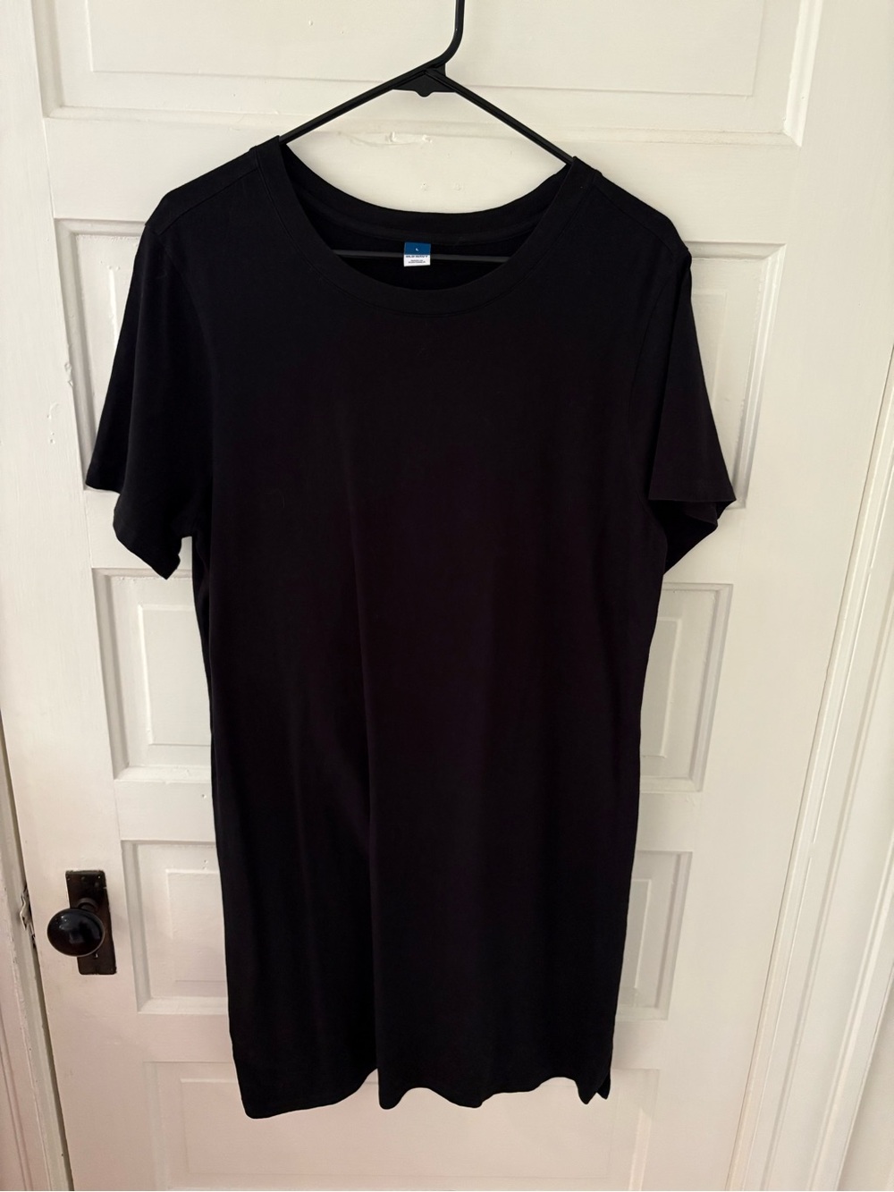 Old Navy Classic Black Crewneck Tshirt Dress
